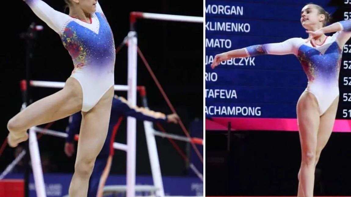 Medalie de aur pentru gimnasta Ioana Stănciulescu la sol, la Campionatul European de gimnastică de la Glasgow, la junioare