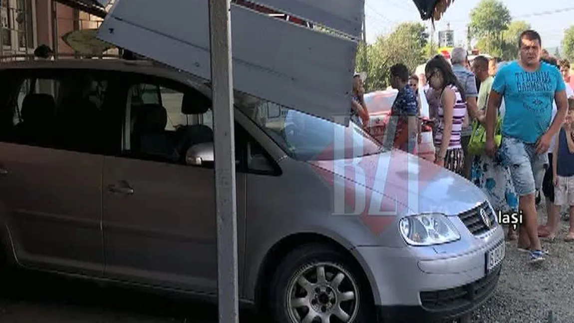Accident provocat de un şofer care a adormit la volan. Cinci persoane au ajuns la spital VIDEO