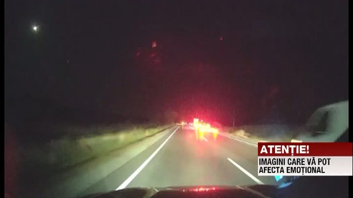 Accident grav în judeţul Sibiu. Şoferul vinovat a fugit de la locul faptei VIDEO