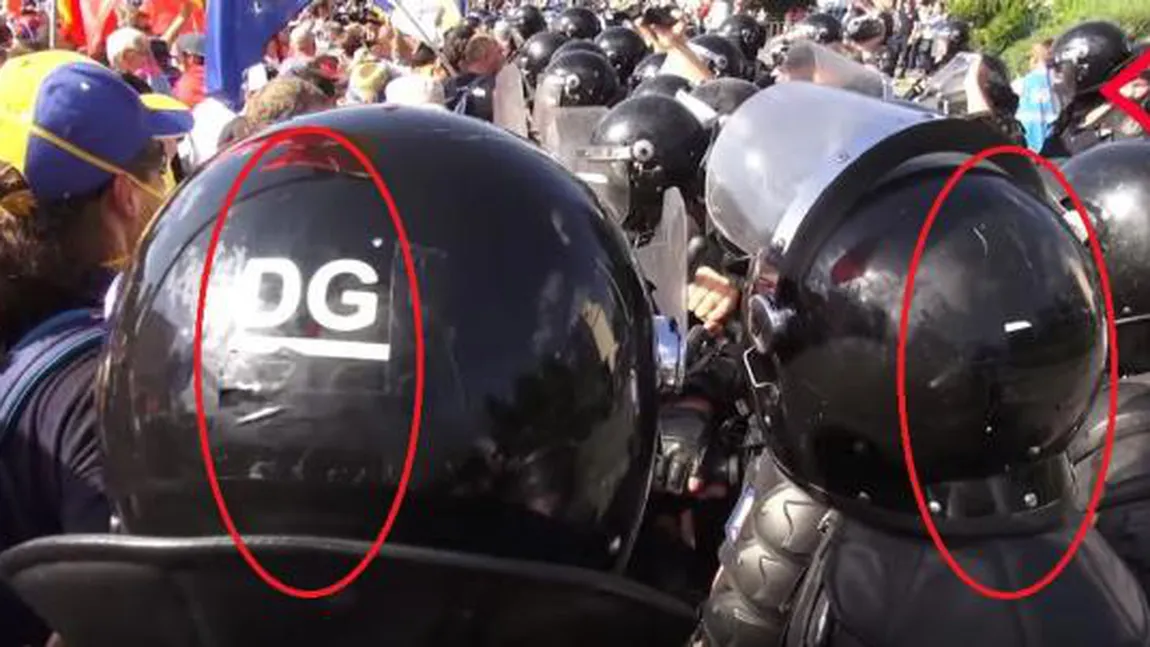 Coordonatorul jandarmilor de la mitingul din 10 august explică de ce unii aveau indicativul de pe cască acoperit