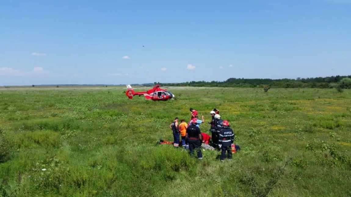 Accident feroviar în Dâmboviţa, două persoane rănite. Mecanicul era beat UPDATE