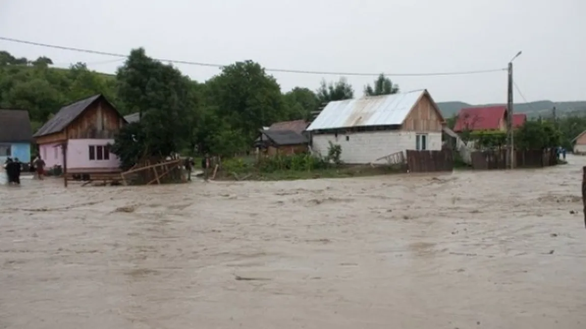 Drum judeţean închis din cauza revărsării Crişului Alb. 50 de hectare de teren au fost inundate
