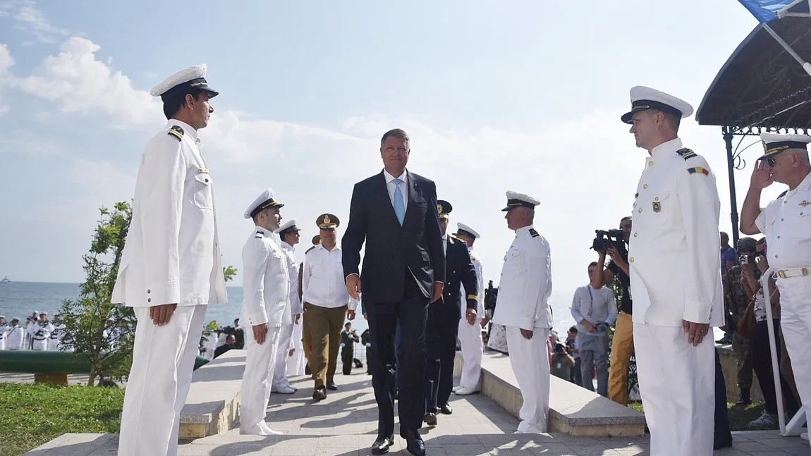 Preşedintele Klaus Iohannis participă, miercuri, la festivităţile de la Constanţa organizate de Ziua Marinei Române