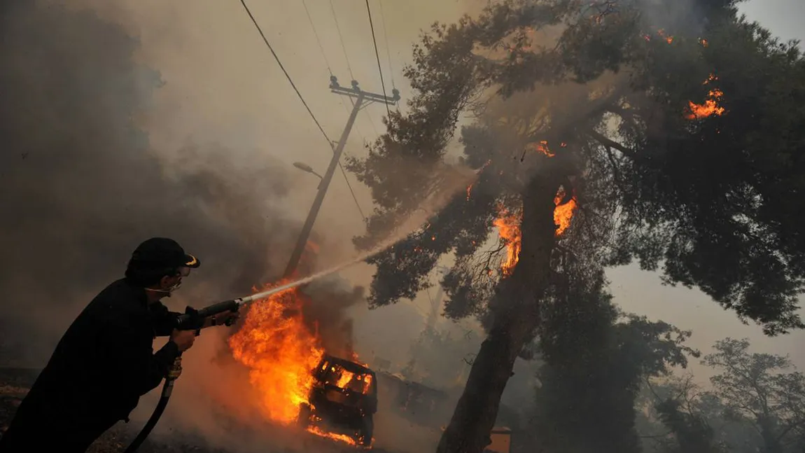 MAE Român, avertizare de călătorie în Grecia: Risc ridicat de incendii, nivel 4 din 5