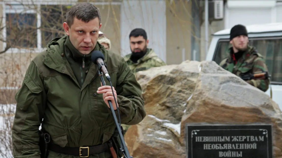 Liderul separatist prorus Aleksandr Zaharcenko, ucis într-o explozie într-o cafenea la Doneţk