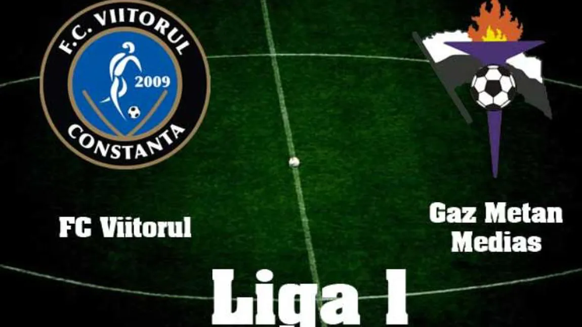 VIITORUL - GAZ METAN MEDIAŞ 2-0. Hagi câştigă în inferioritate numerică