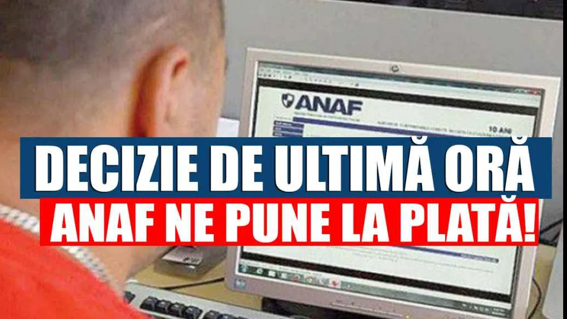 LOVITURĂ de la ANAF, o nouă LISTĂ A DATORNICILOR: Românii, controlaţi la sânge de Fisc! Anunţul făcut de un fost şef al ANAF.