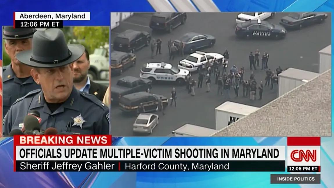 Incident armat în Maryland, SUA. Mai mulţi morţi şi răniţi