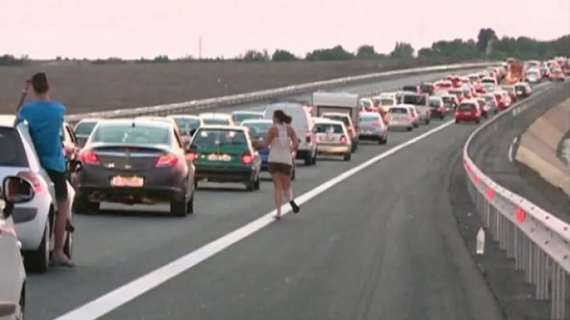Aglomeraţie pe Autostrada Soarelui şi pe Valea Prahovei