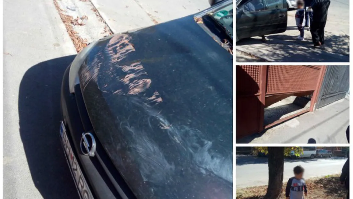 Şofer la 4 ani. Un copil aflat la volan a provocat un accident în lanţ, lovind inclusiv un pieton