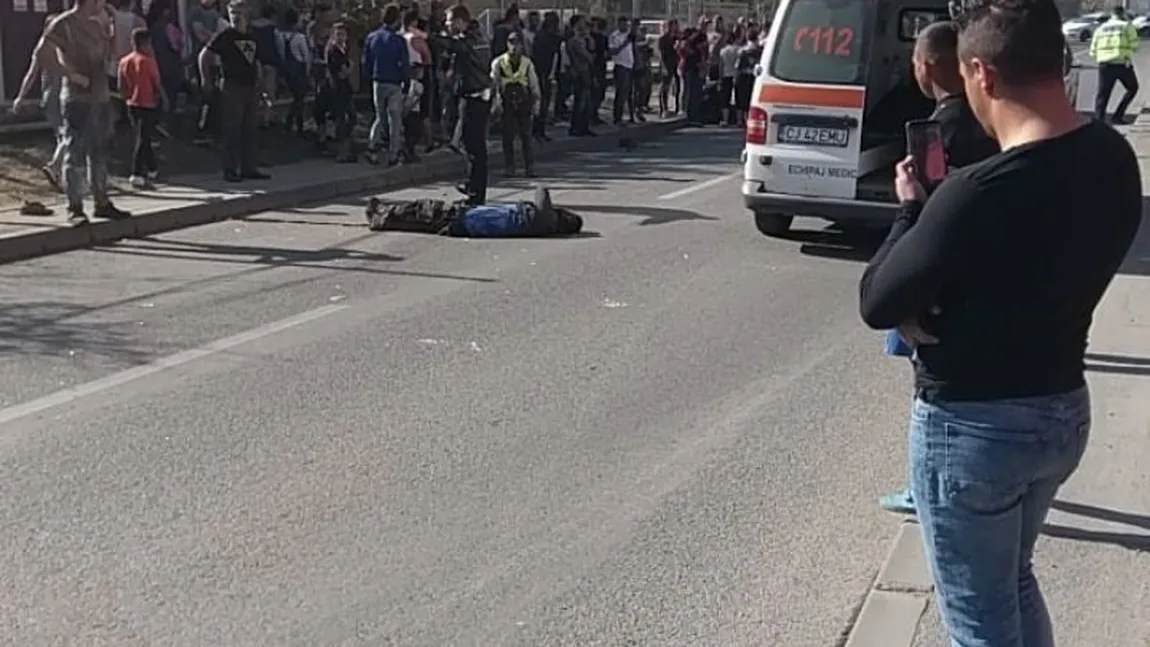 Accident mortal în Cluj. Şoferul vinovat, care nu avea permis, a intrat pe trotuar şi a spulberat doi oameni FOTO