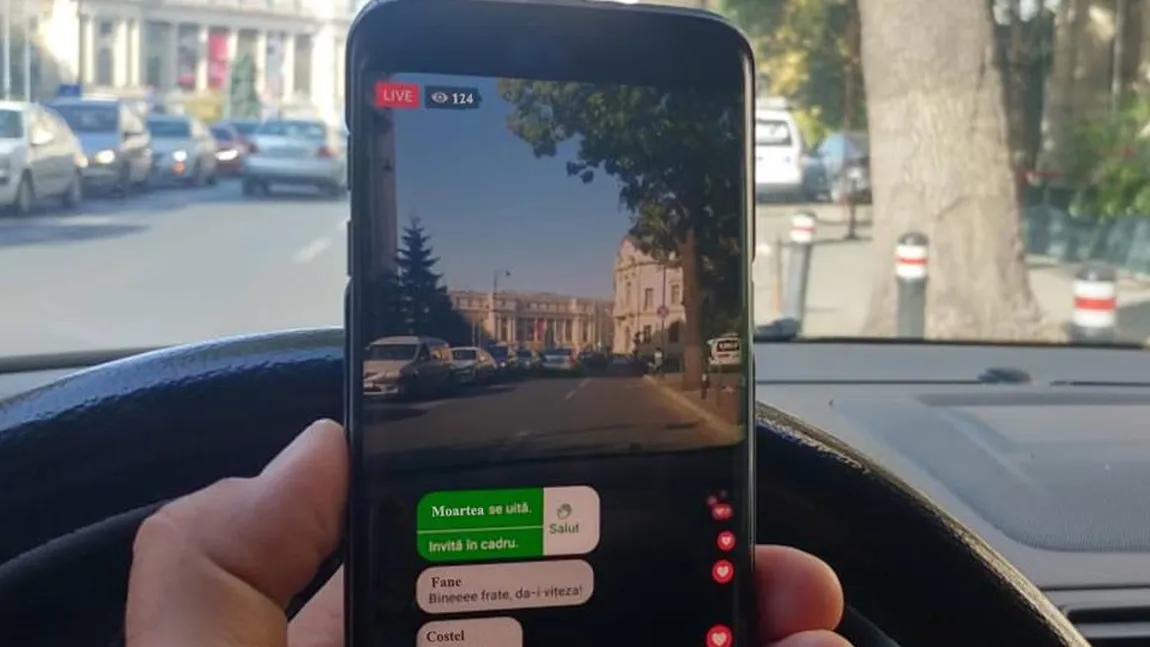 Ministerul de Interne, campanie împotriva filmărilor live la volan