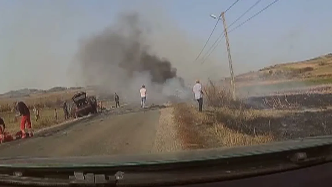 Primele imagini de la accidentul cu opt victime din Mureş. O persoană şi-a pierdut viaţa  VIDEO