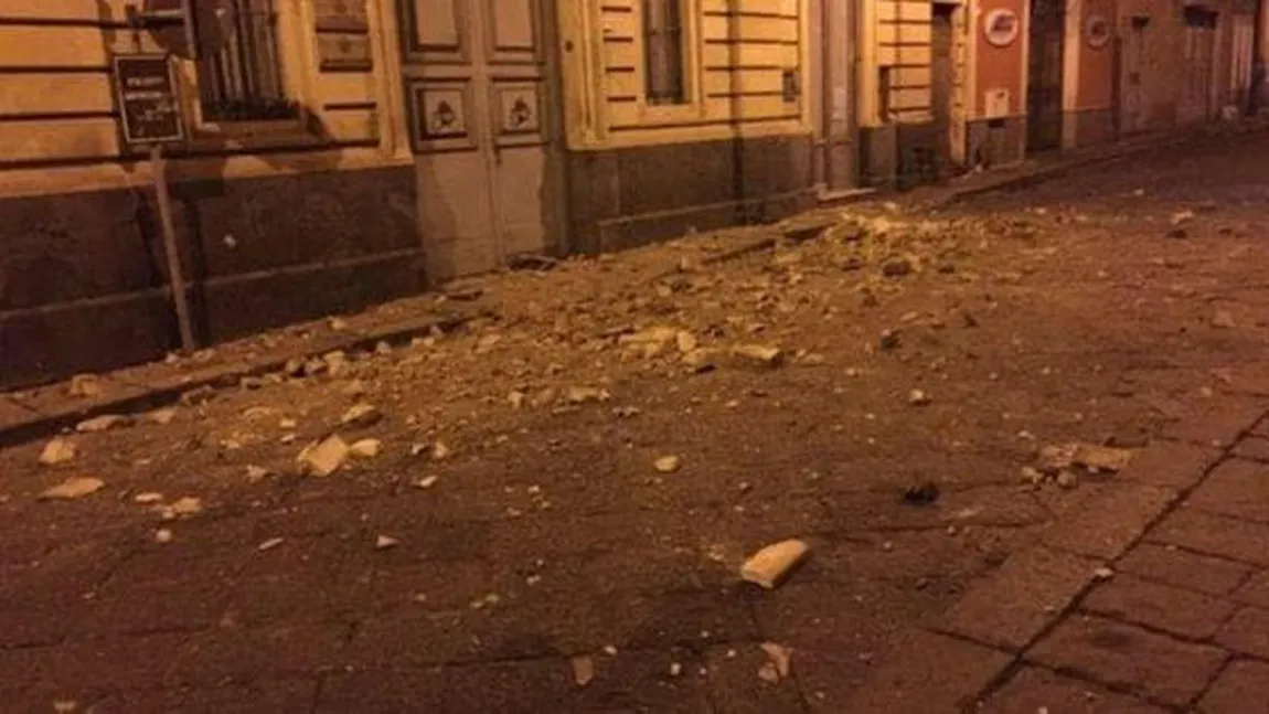 Cutremur în Sicilia. Zeci de oameni spitalizaţi, un bilanţ preliminar indică mai multe pagube materiale