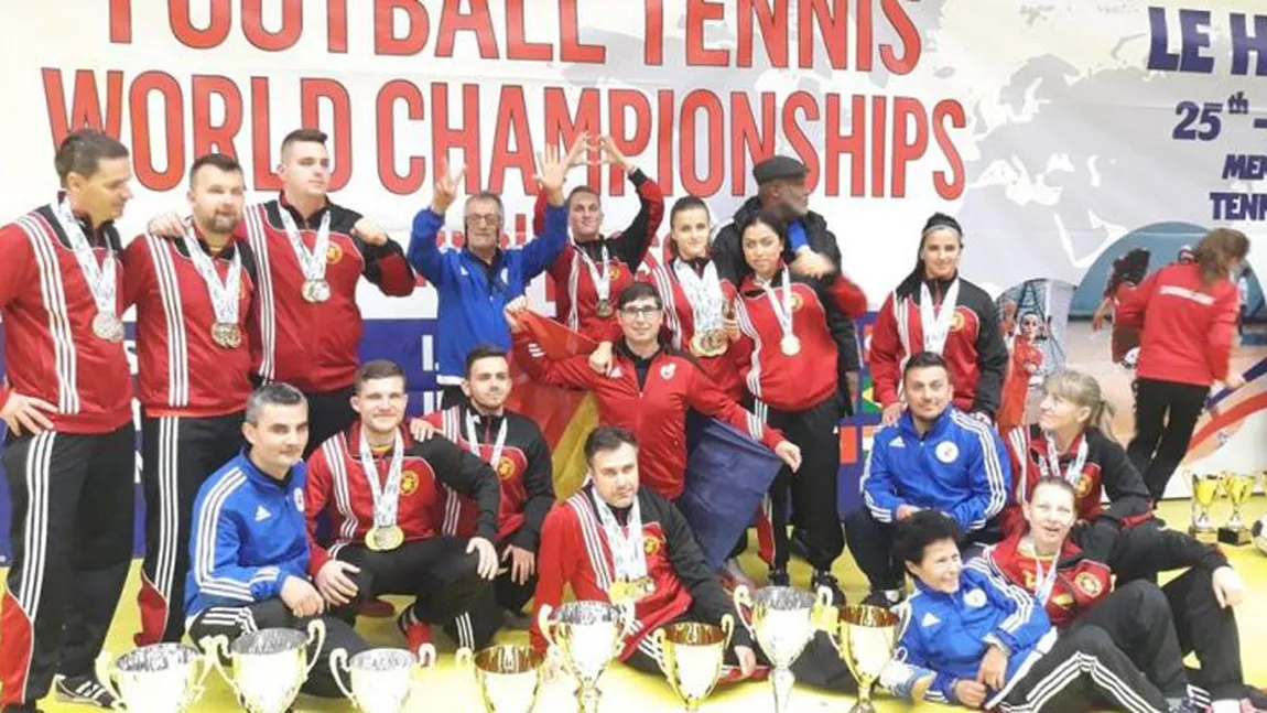 România, şapte medalii de aur şi una de argint la CM de fotbal-tenis din Franţa