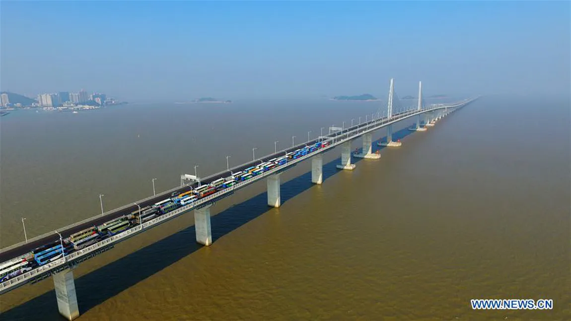 Cel mai lung POD peste mare din lume, inaungurat în China