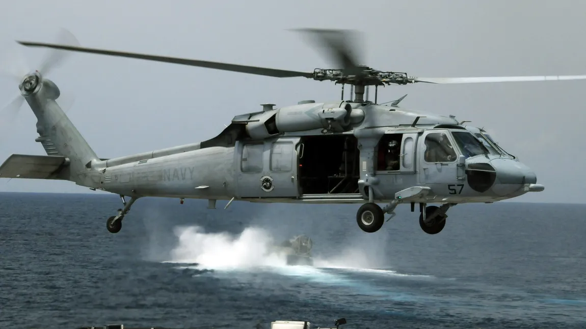 Un elicopter al marinei americane s-a prăbuşit pe puntea portavionului USS Reagan. Incidentul s-a petrecut în Marea Filipinelor