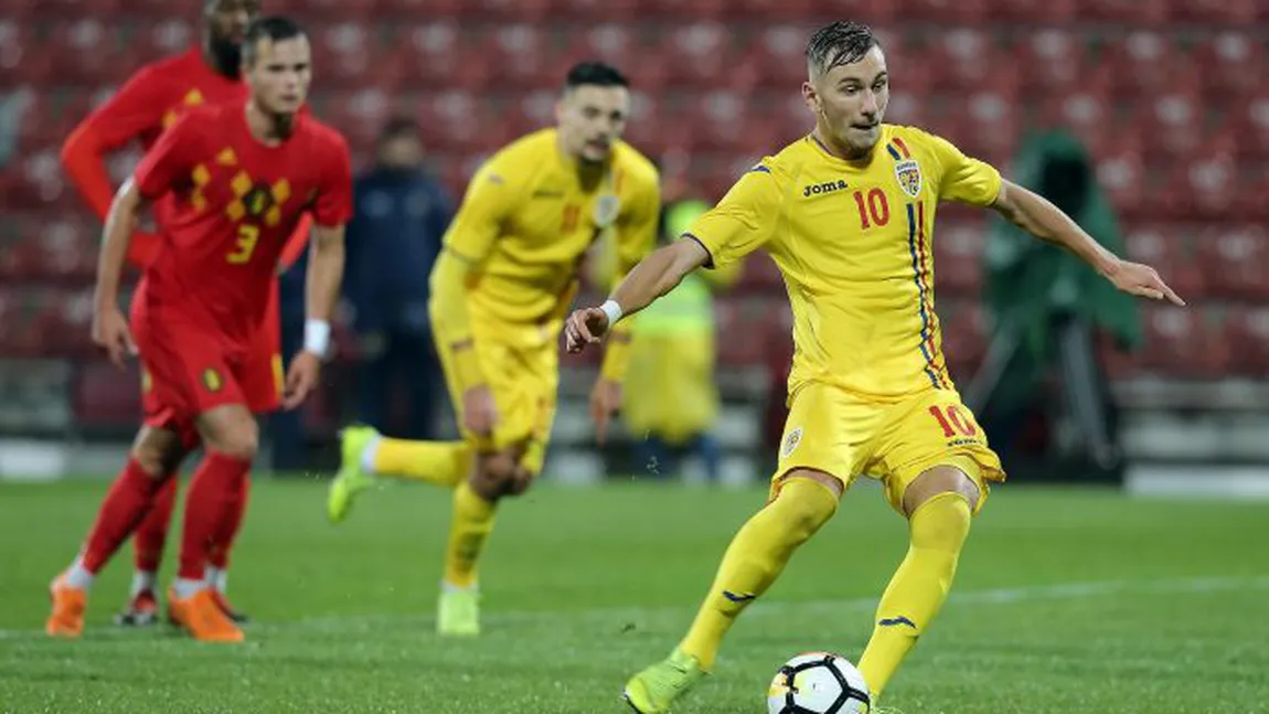 ROMANIA U21 - BELGIA U21 3-3 în amicalul de la Cluj-Napoca. 