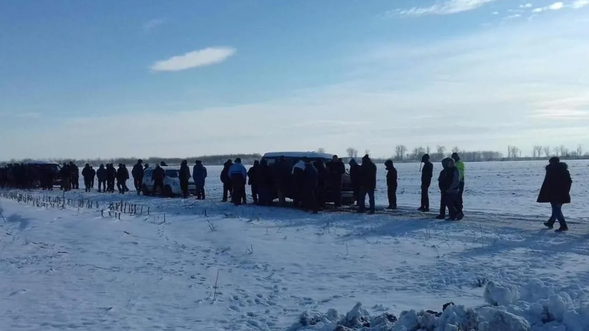 Rusăneştiul, plin de jandarmi şi poliţişti. Mai mulţi ţărani, duşi la audieri după ce s-au opus sacrificării porcilor bolnavi de pestă