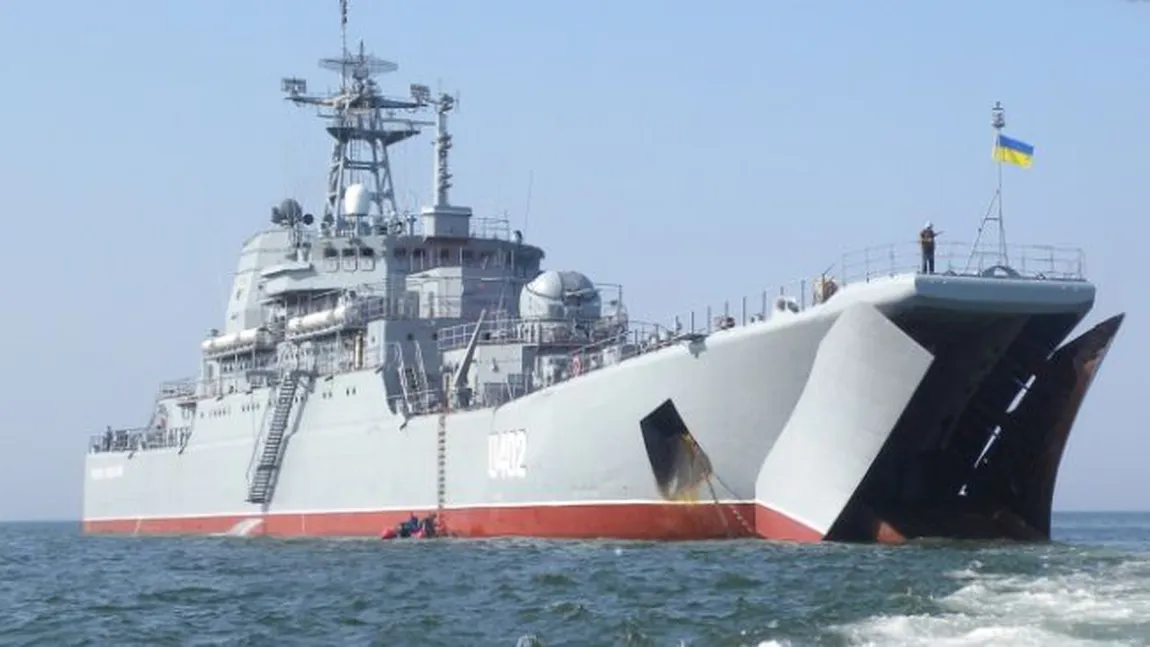 Ucraina trimite nave militare în Marea Azov