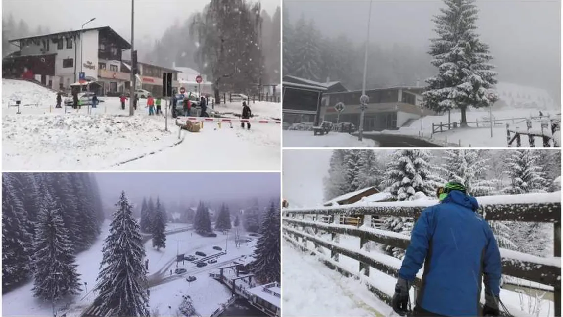 Iarna s-a întors. Ninge ca-n poveşti în România. Imagini surprinse de dronă VIDEO