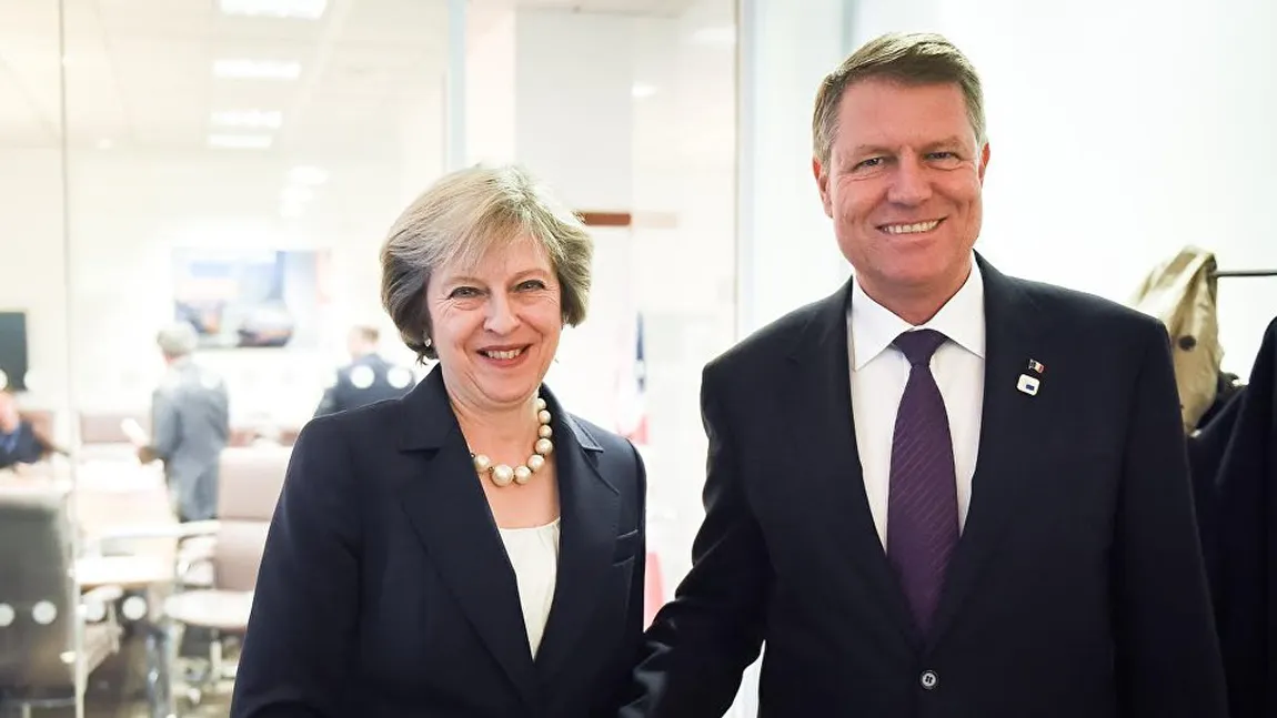 Klaus Iohannis s-a întâlnit cu Theresa May. 