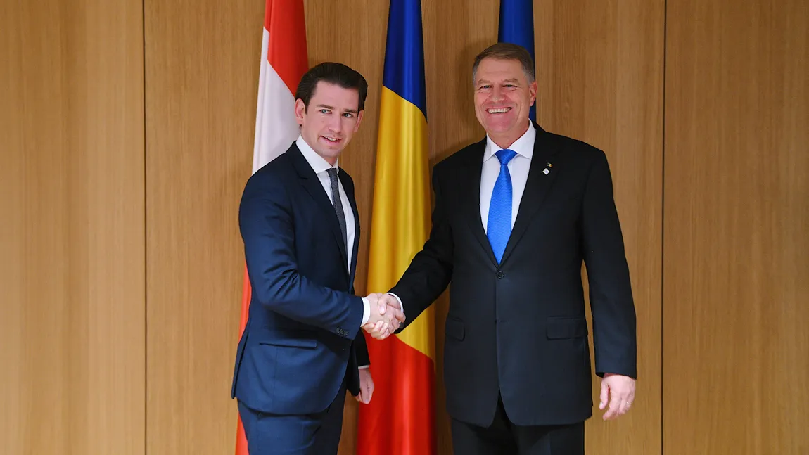 Cancelarul Austriei face, vineri, o vizită oficială în România. Sebastian Kurz are întâlniri cu Klaus Iohannis şi Viorica Dăncilă