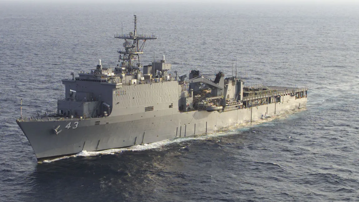 O navă americană de desant, exerciţii comune cu fregata Regele Ferdinand în Marea Neagră. Rusia va supravehgea operaţiunea
