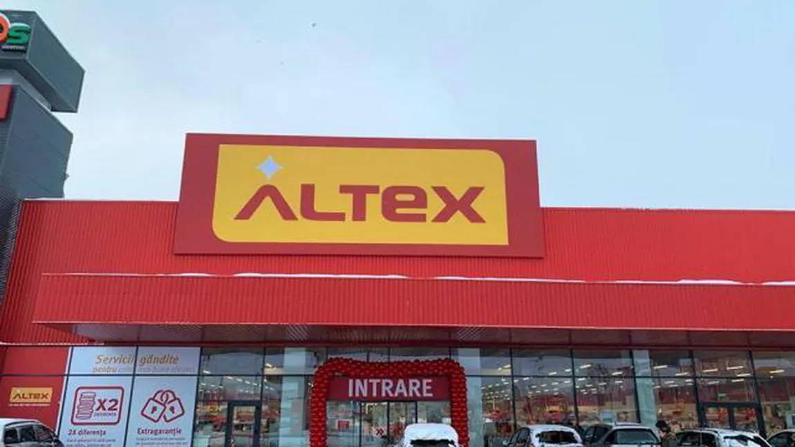Jaf în trei minute la un magazin Altex din Suceava