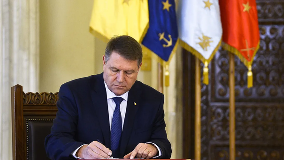 Klaus Iohannis a semnat. Cinci legi promulgate de preşedinte
