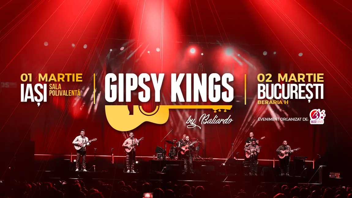 Gipsy Kings by Paco Baliardo revin în România: Iaşi şi Bucureşti (1-2 martie)