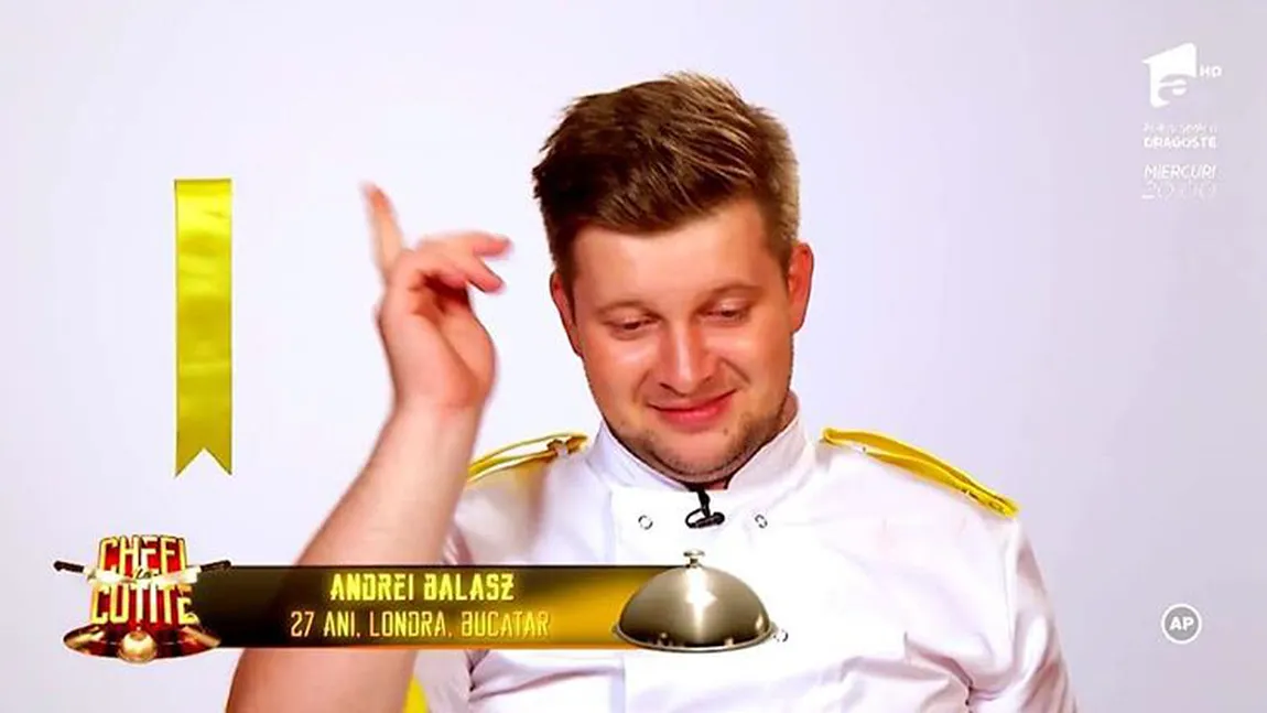 CASTIGATOR CHEFI LA CUTITE 2019: Andrei Balasz a gătit în restaurante Michelin
