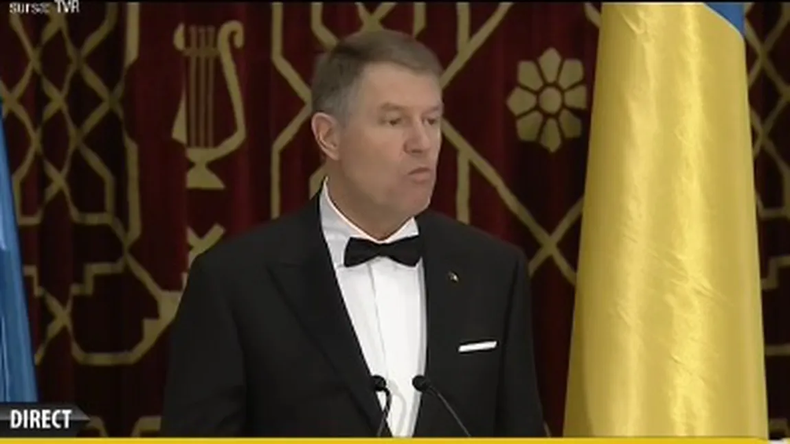 Klaus Iohannis, apariţie de senzaţie la Ateneul Român