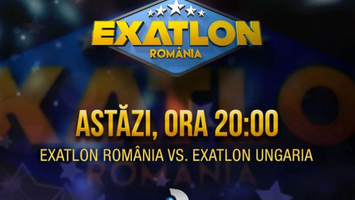 EXATLON SEZONUL 3. Meci de foc ROMANIA - UNGARIA la EXATLON. Maghiarii au în echipă campioni olimpici şi mondiali!