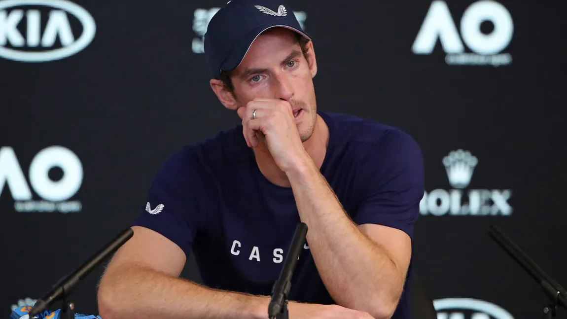 Andy Murray a plâns la conferinţa de presă. Australian Open 2019 ar putea fi ultimul turneu din cariera sa