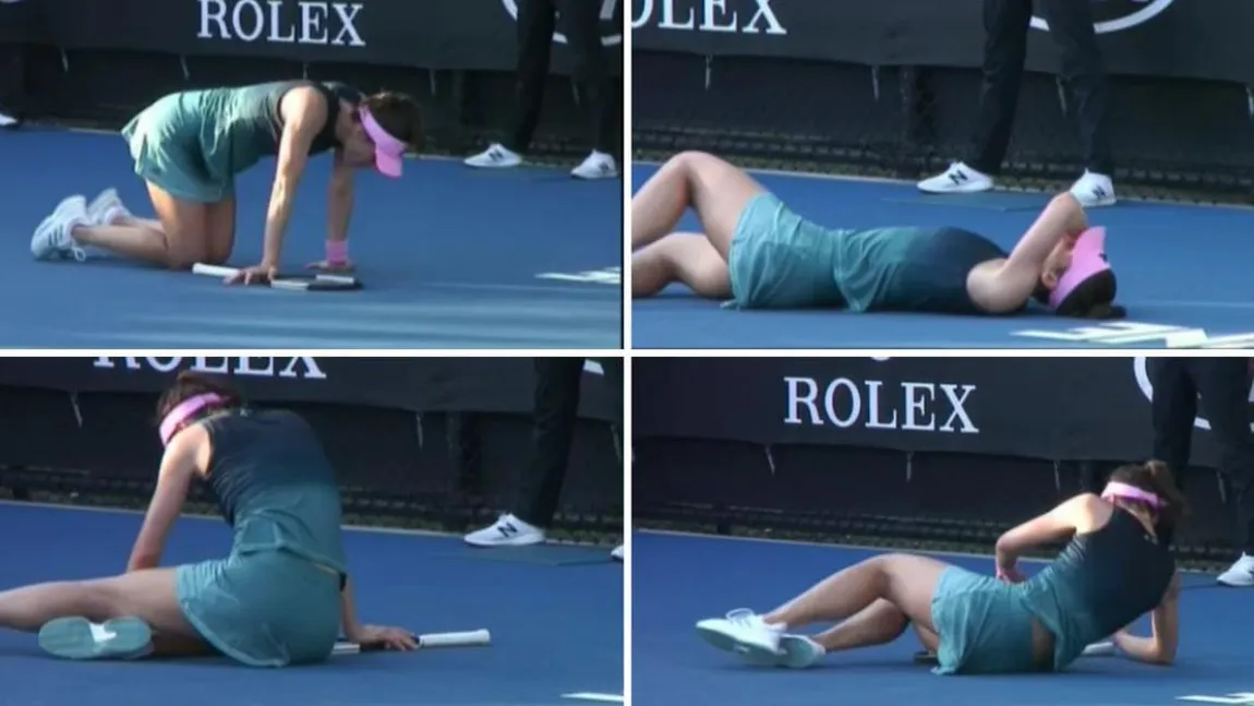 Irina Begu merge mai departe la Australian Open. Andreea Petkovic a abandonat după ce s-a prăbuşit pe teren