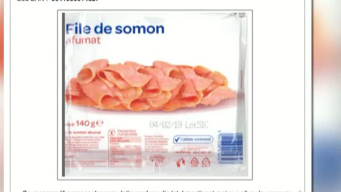 Noi alerte alimentare. Trei mari lanţuri comerciale anunţă retragerea de la raft a produselor contaminate