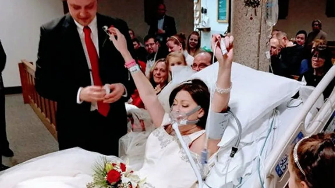 Caz impresionant: s-a căsătorit pe patul de spital şi după câteva ore a murit