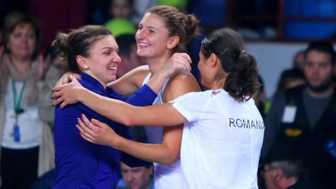 Simona Halep: Anul acesta dau totul pentru echipa de FedCup. Irina Begu: Totul este datorită Simonei