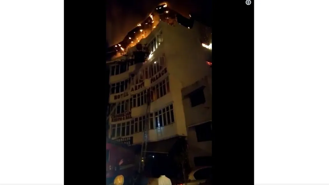 Incendiu la un hotel din capitală. Cel puţin 17 morţi VIDEO