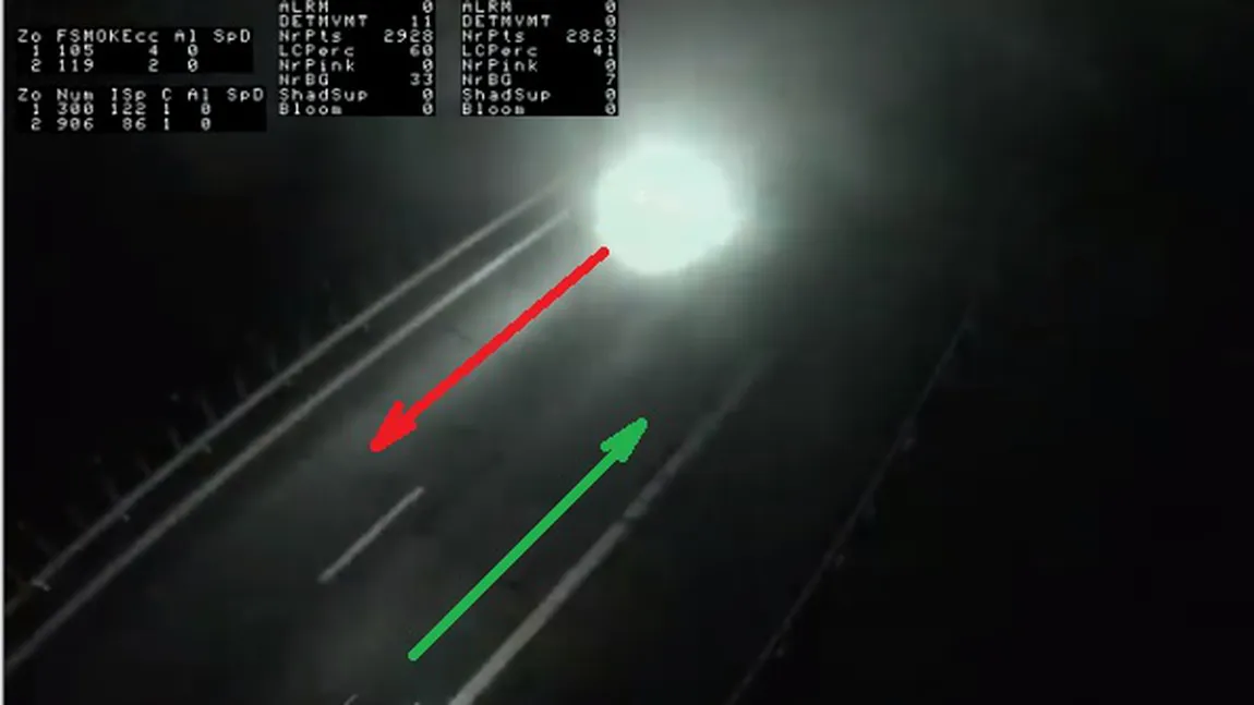 Şofer surprins de camere în timp ce mergea pe contrasens pe Autostrada Soarelui A2 FOTO VIDEO