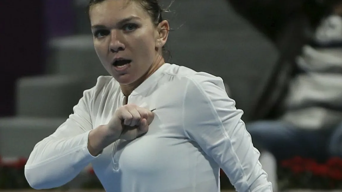 Simona Halep s-a calificat în optimi la Dubai. A bătut-o în două seturi pe Bouchard