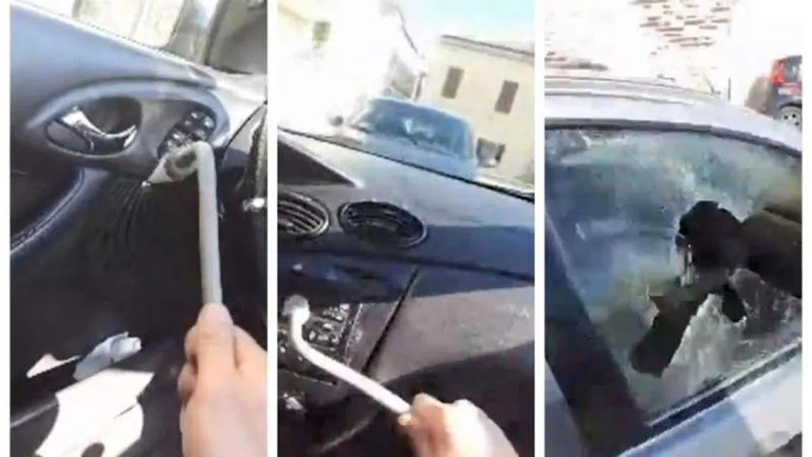 Un român şi-a distrus maşina Live pe Facebook, după ce a fost confiscată de poliţie