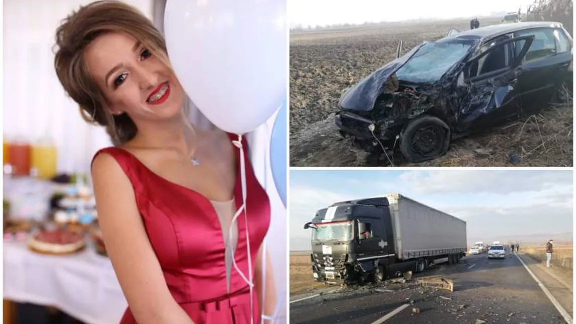 Tânăra şoferiţă care a intrat cu maşina într-un TIR, la Avrig, a murit la două zile după teribilul accident