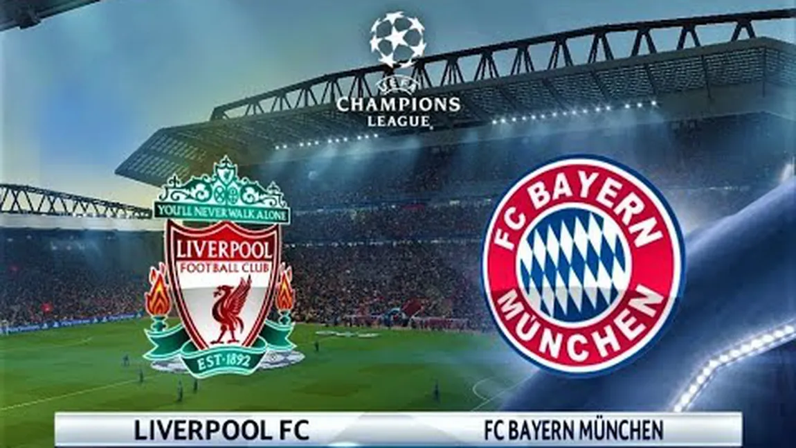 LIVERPOOL - BAYERN MUNCHEN 0-0 în prima manşă din 