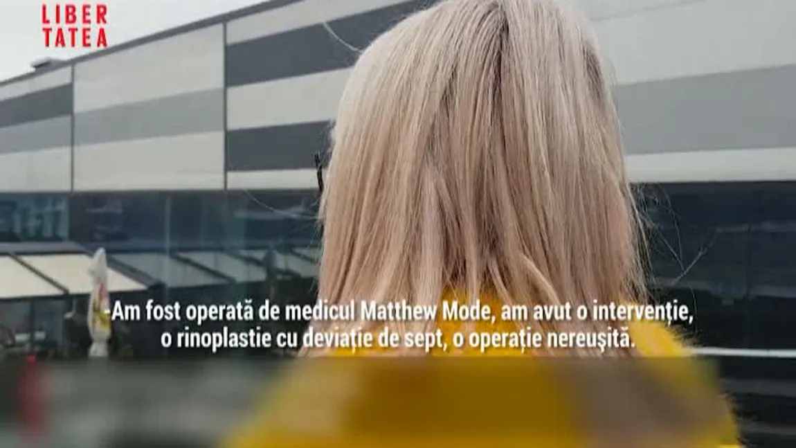 Pacienta falsului medic italian, declaraţii şocante după operaţie: 