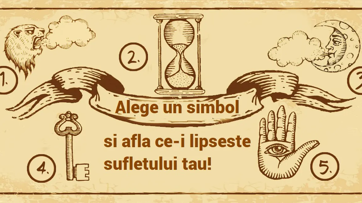 Alege un simbol şi află ce-i lipseşte sufletului tău!