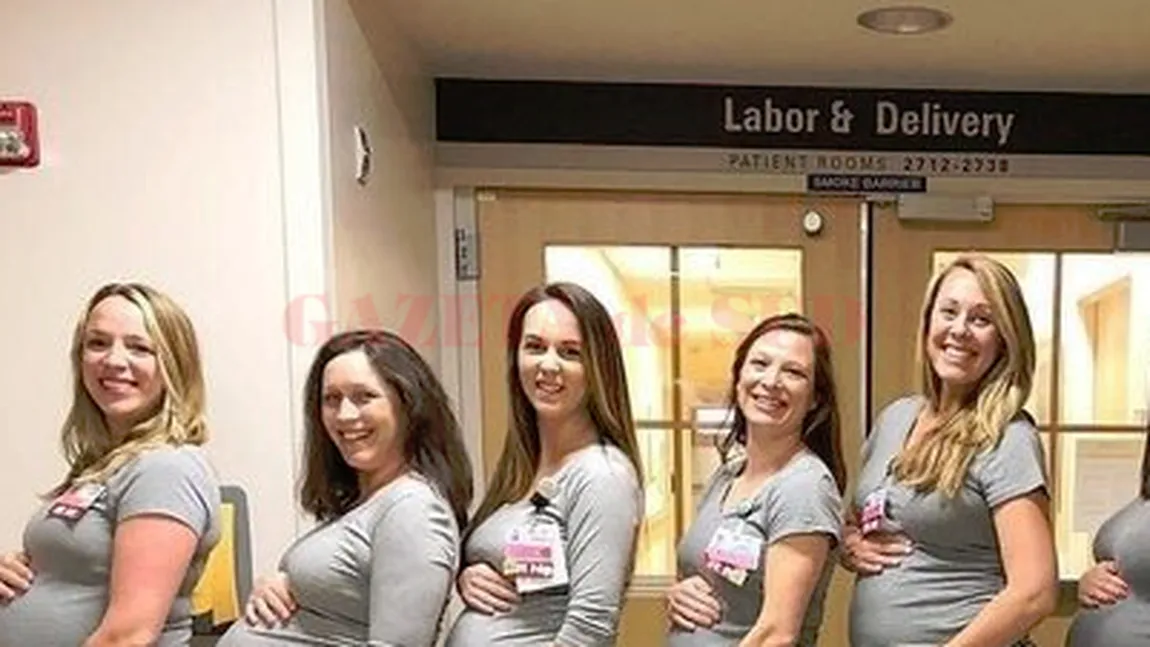 Mister total într-un spital din SUA. Nouă asistente din aceeaşi secţie, gravide simultan FOTO