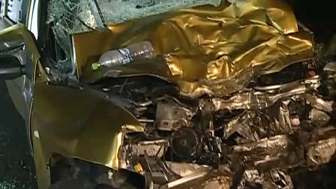 Accidente grave în Capitală: Un şofer de 29 de ani a murit pe centură, maşină de valori răsturnată pe Timişoara VIDEO