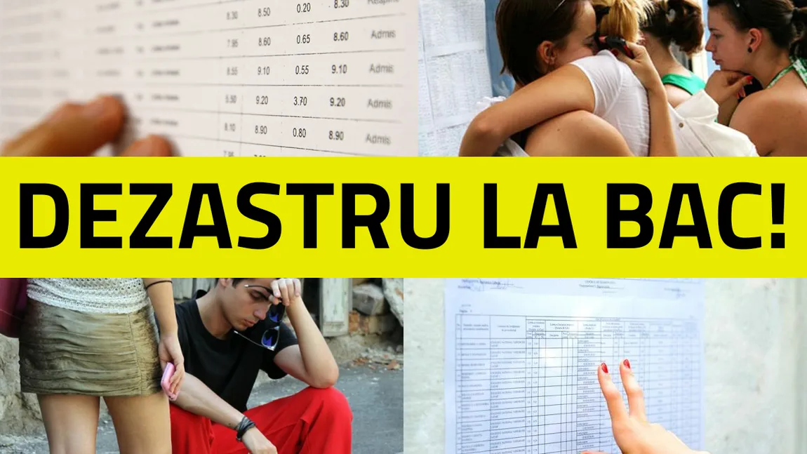 Dezastru la Bac 2019: Rata cumulată de promovare la simulare este de 36,88%. Niciun judeţ nu a depăşit 50%